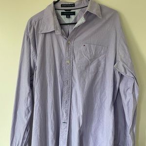 Tommy Hilfigure long sleeve mens dress shirt